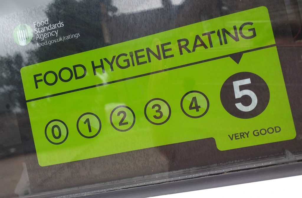 Food hygiene rating 5 - Very Good